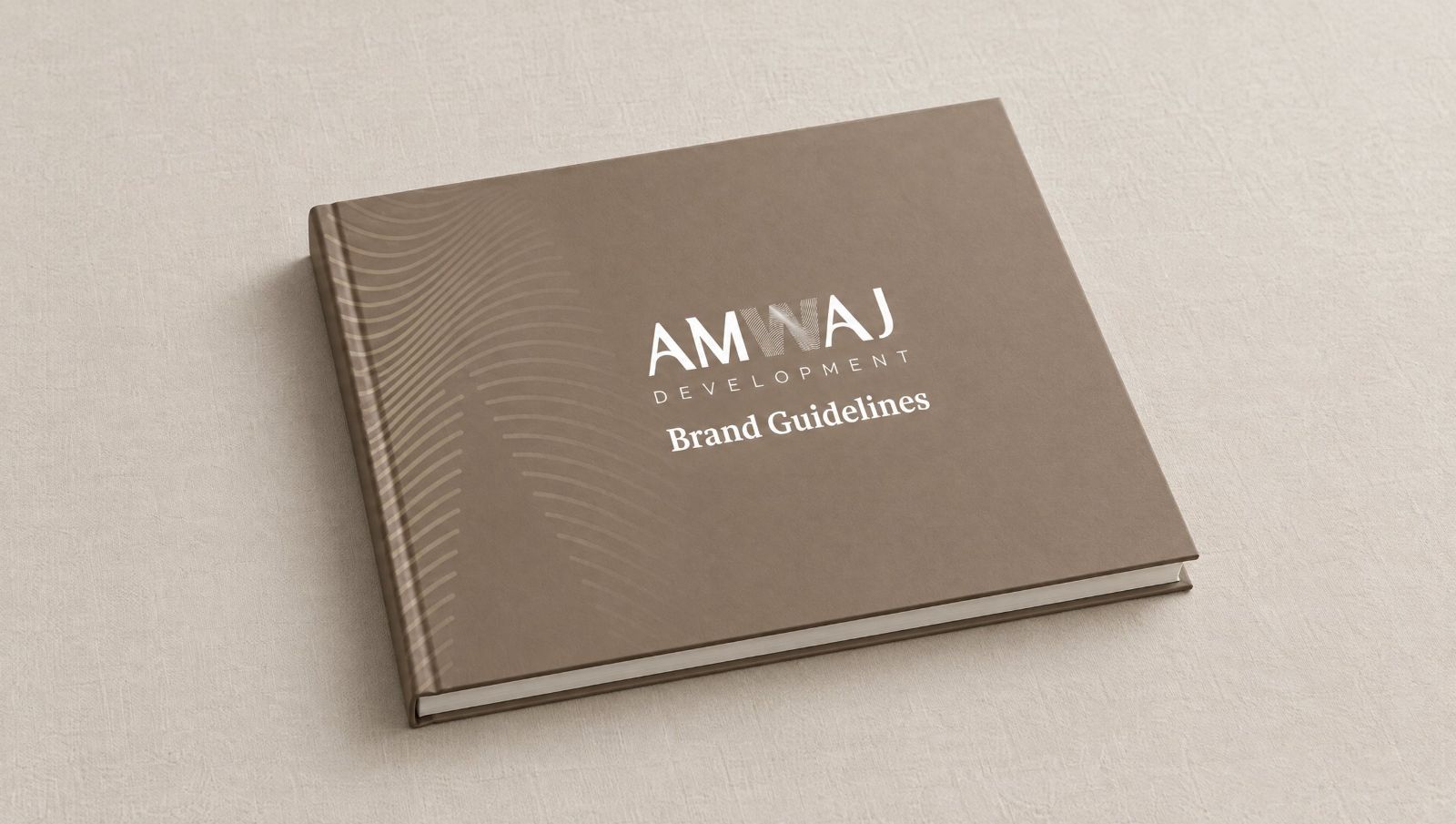 AMWAJ brand guidelines book